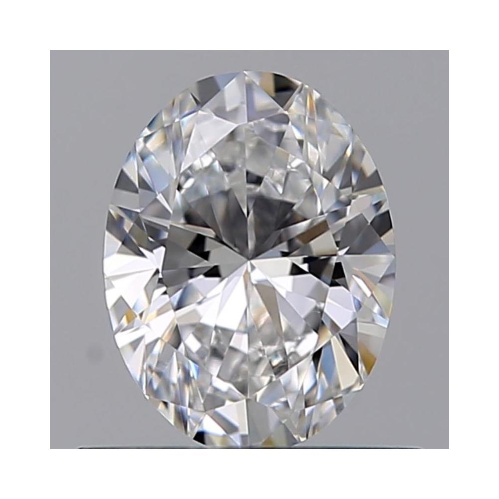 0.50 Carat Oval Loose Diamond, D, IF, Ideal, GIA Certified | Thumbnail