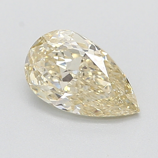 0.53 Carat Pear Loose Diamond, FANCY, SI2, Ideal, GIA Certified