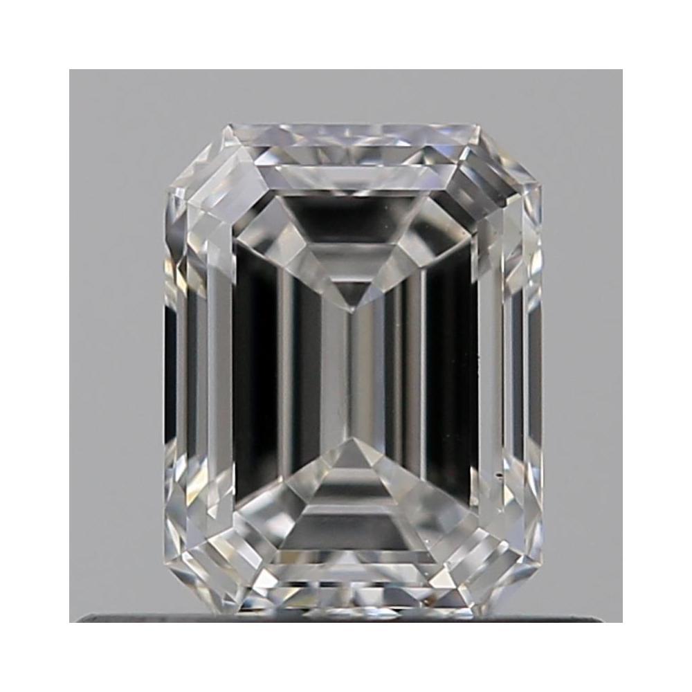 0.51 Carat Emerald Loose Diamond, F, VS1, Ideal, GIA Certified | Thumbnail