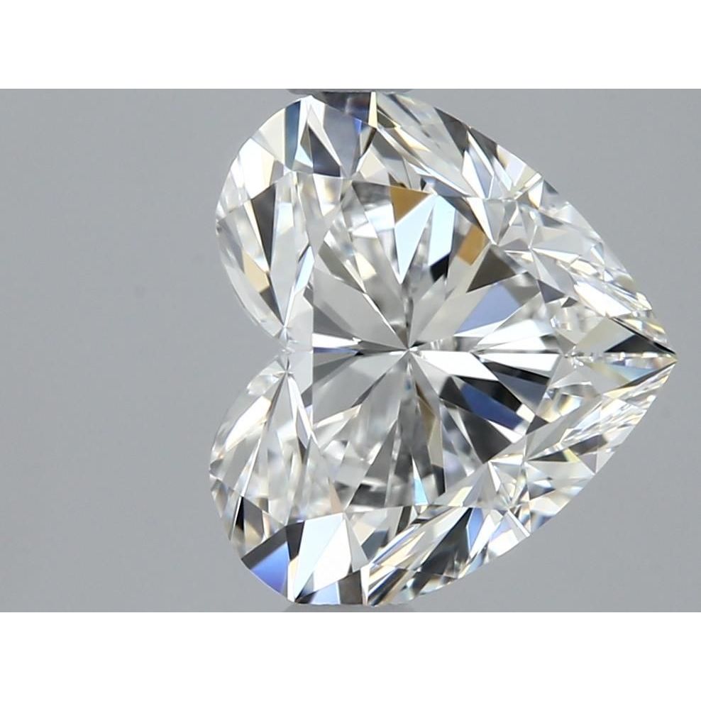 0.81 Carat Heart Loose Diamond, G, VVS2, Super Ideal, GIA Certified | Thumbnail