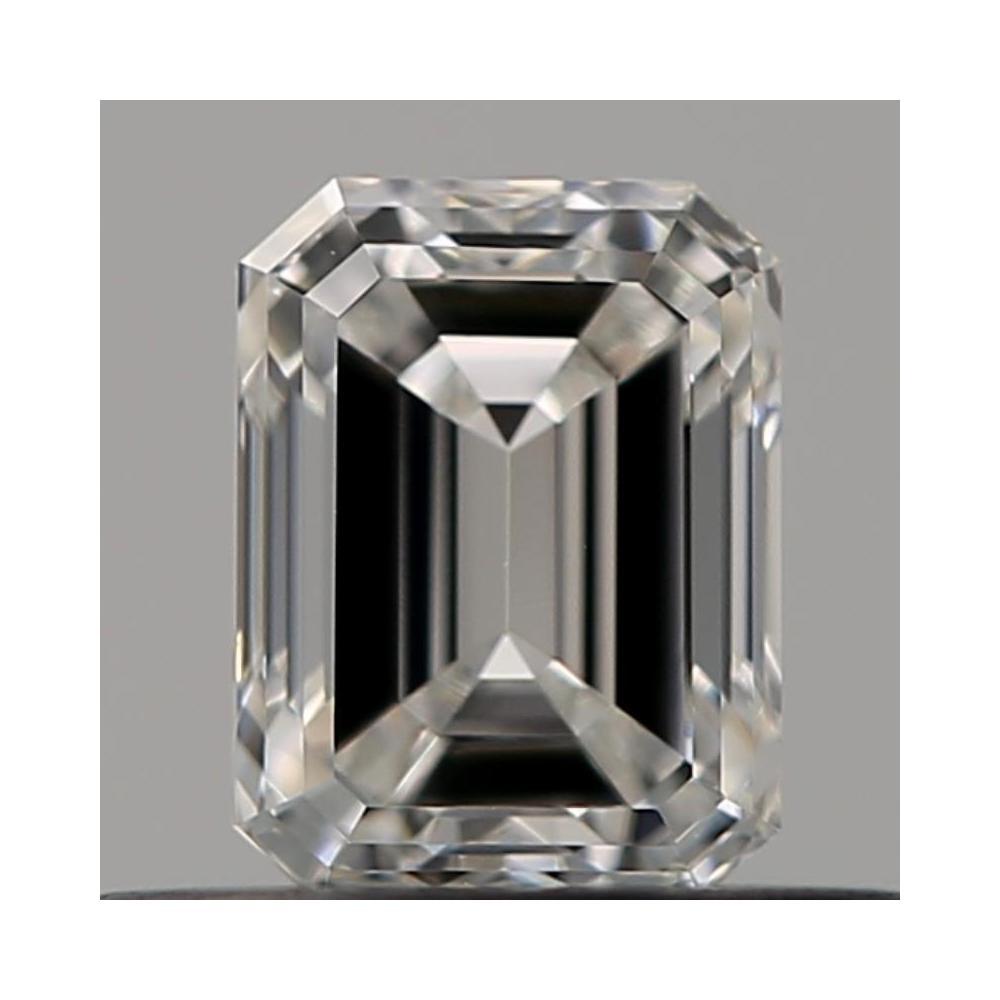 0.37 Carat Emerald Loose Diamond, F, VS1, Ideal, GIA Certified | Thumbnail