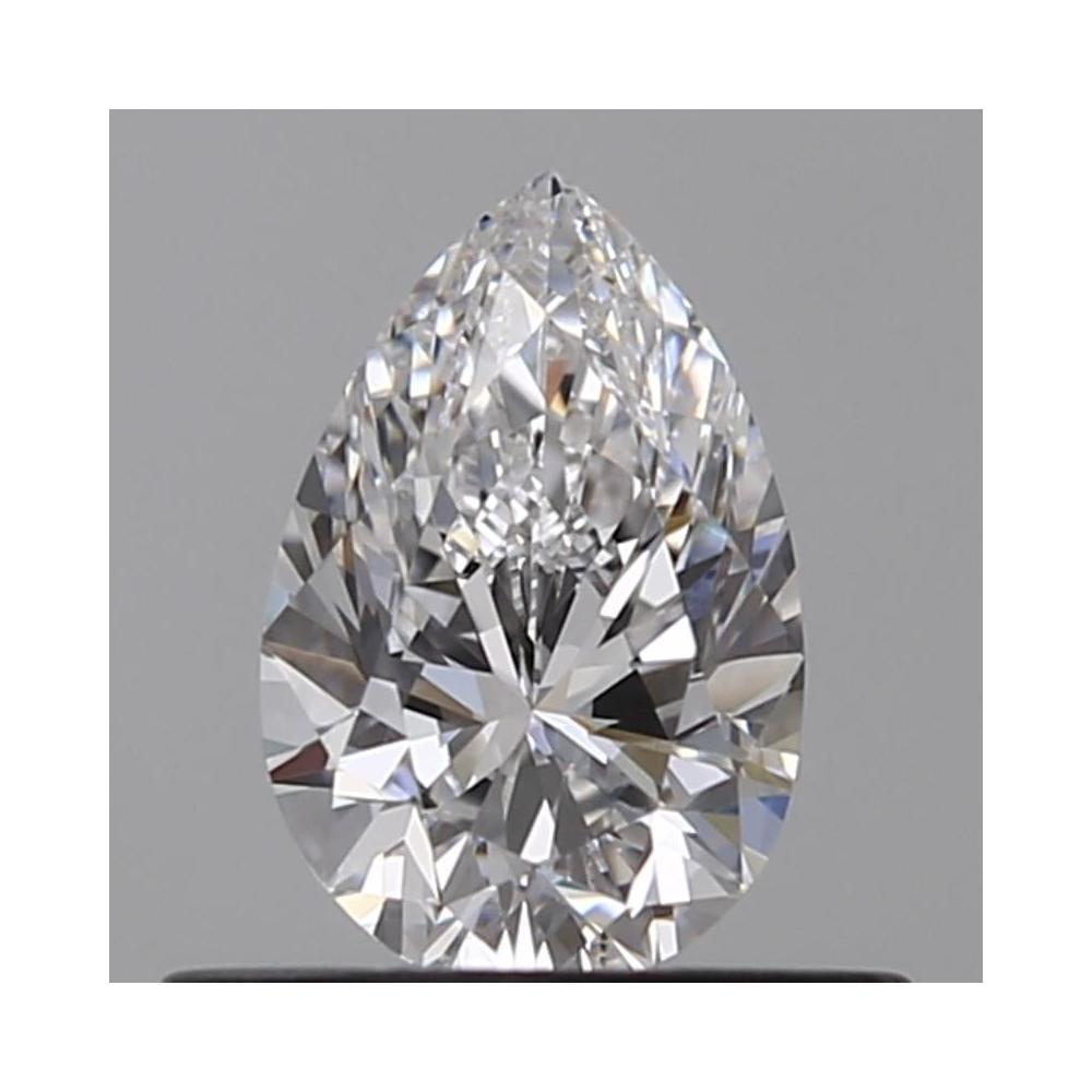 0.50 Carat Pear Loose Diamond, D, VS1, Excellent, GIA Certified