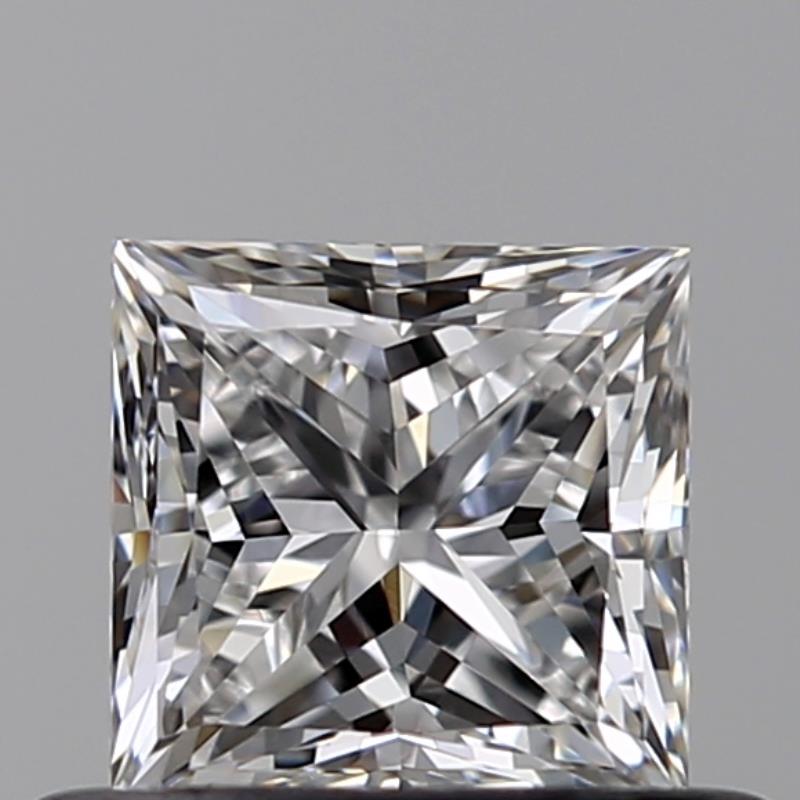 0.51 Carat Princess Loose Diamond, E, IF, Ideal, GIA Certified