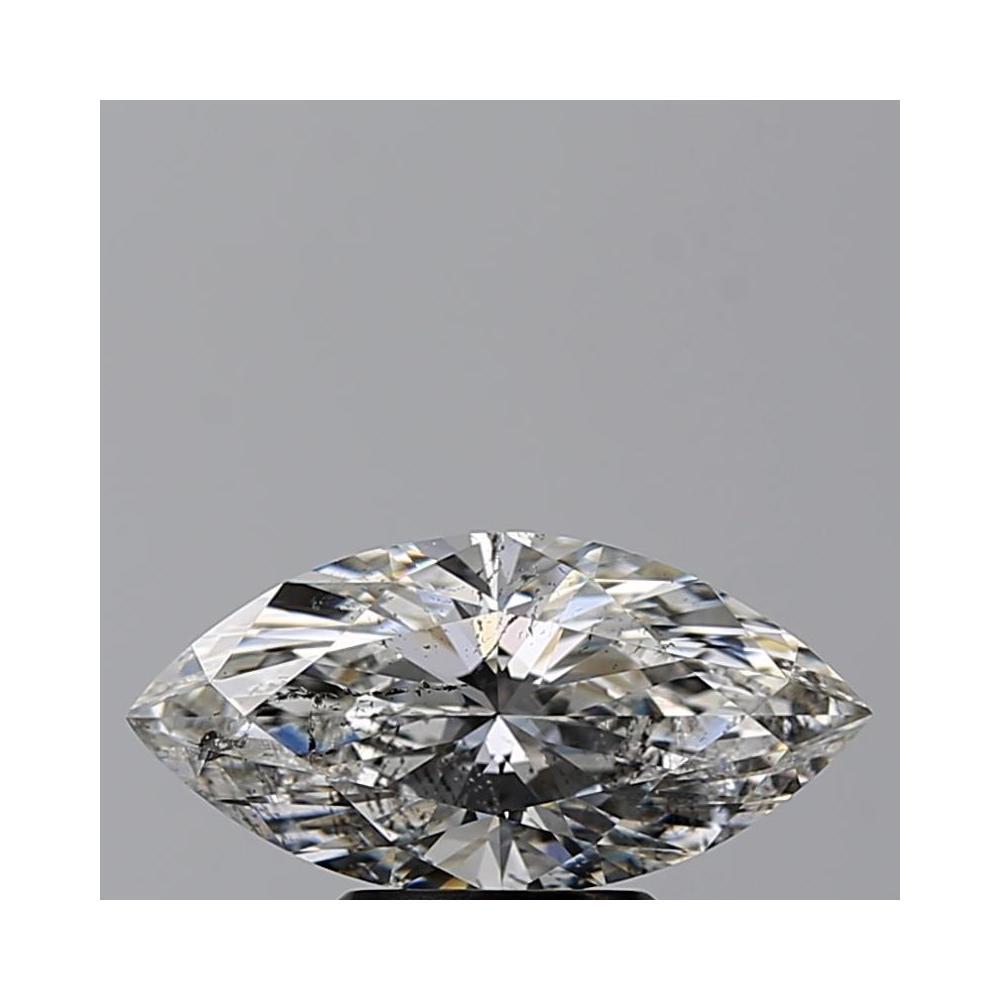 2.01 Carat Marquise Loose Diamond, H, I1, Super Ideal, GIA Certified | Thumbnail