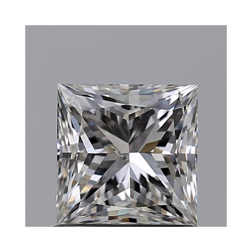 1.00 Carat Princess Loose Diamond, I, SI2, Excellent, GIA Certified