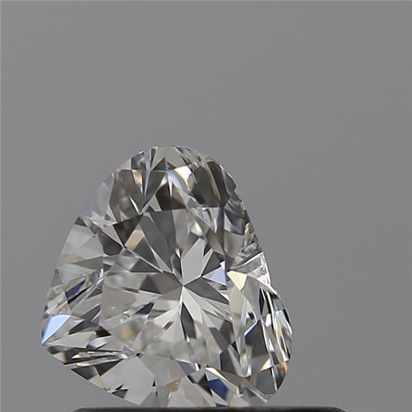 0.51 Carat Heart Loose Diamond, F, VS2, Super Ideal, GIA Certified | Thumbnail