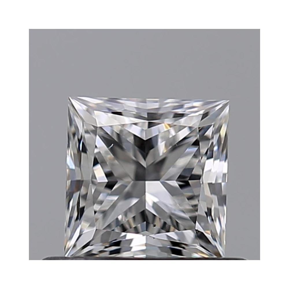 0.52 Carat Princess Loose Diamond, F, VS2, Ideal, GIA Certified | Thumbnail