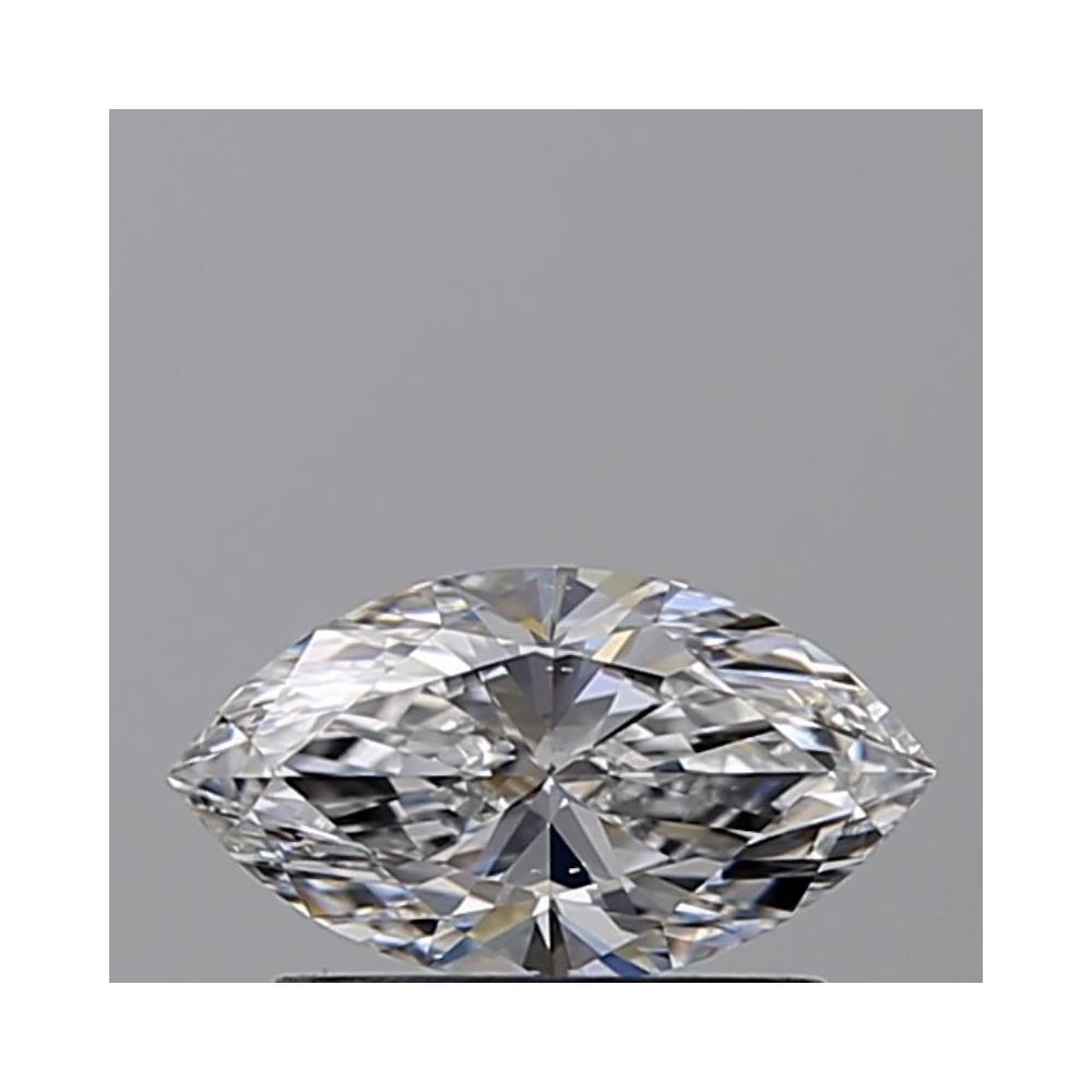 0.61 Carat Marquise Loose Diamond, D, SI1, Ideal, GIA Certified