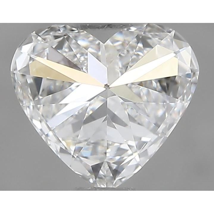 0.91 Carat Heart Loose Diamond, F, VVS2, Ideal, IGI Certified