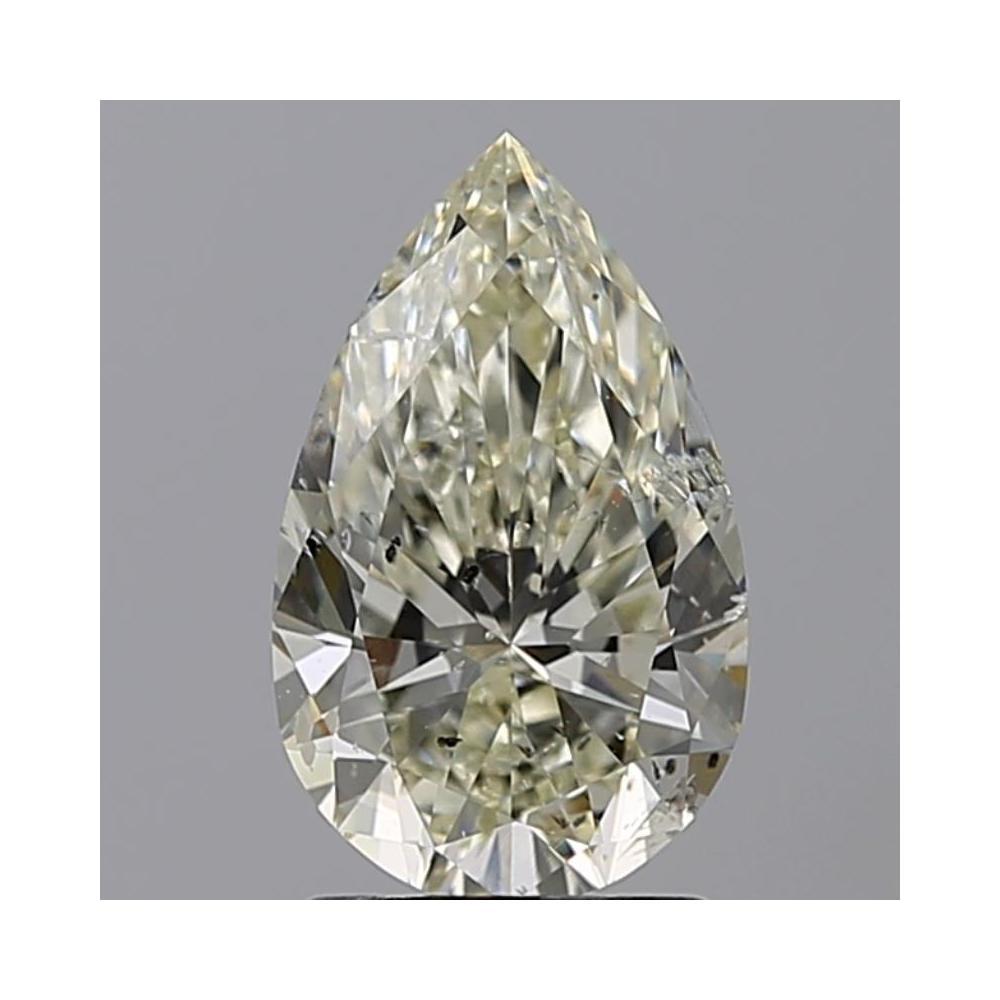 1.70 Carat Pear Loose Diamond, L, SI2, Ideal, IGI Certified