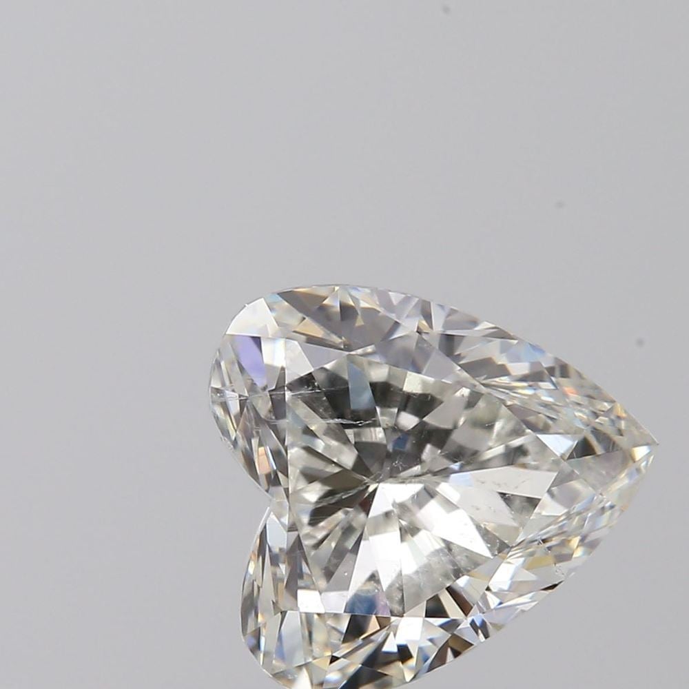 1.00 Carat Heart Loose Diamond, I, SI2, Ideal, IGI Certified