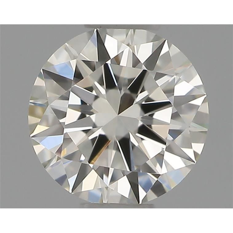 0.37 Carat Round Loose Diamond, K, IF, Ideal, IGI Certified