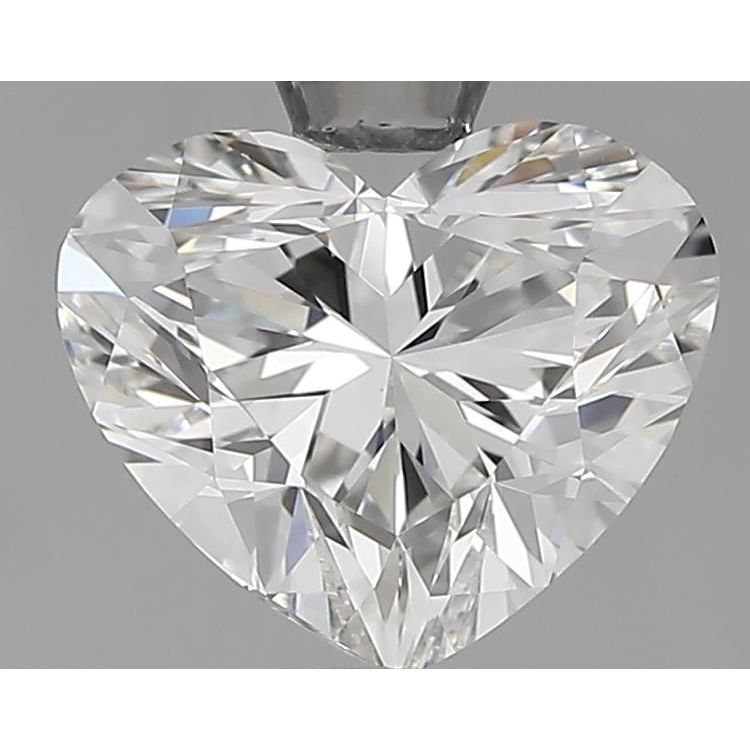 1.02 Carat Heart Loose Diamond, F, VVS2, Ideal, IGI Certified | Thumbnail