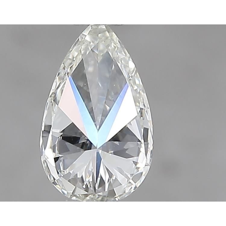 0.53 Carat Pear Loose Diamond, J, VVS2, Ideal, IGI Certified