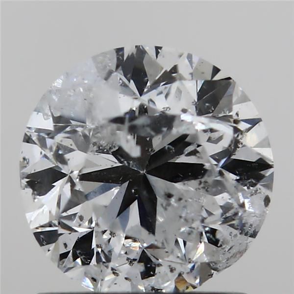 1.12 Carat Round Loose Diamond, F, I2, Good, IGI Certified