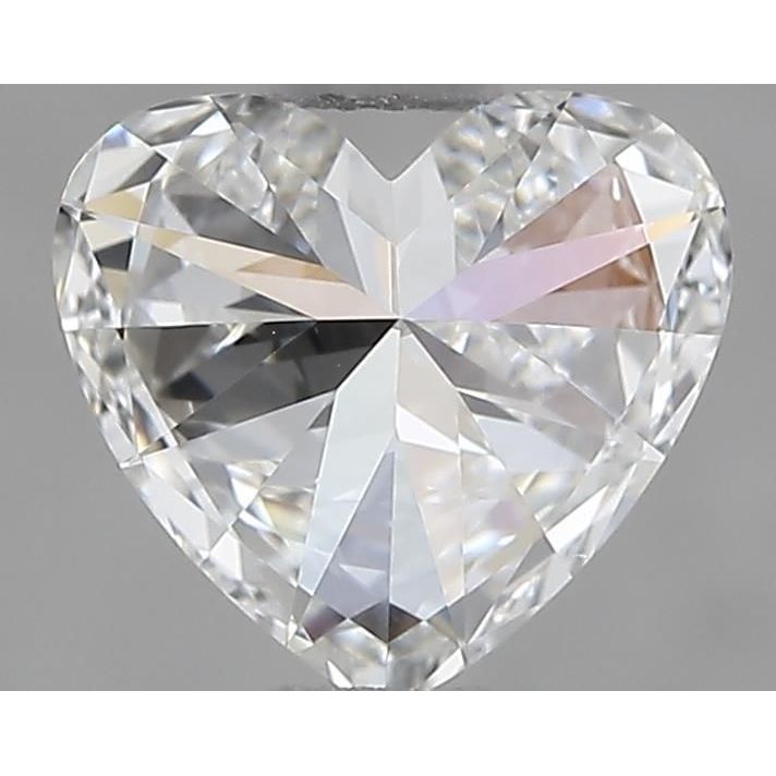 0.90 Carat Heart Loose Diamond, F, VS2, Ideal, IGI Certified | Thumbnail