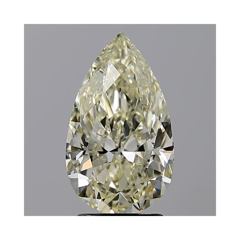 2.50 Carat Pear Loose Diamond, L, VS1, Ideal, IGI Certified