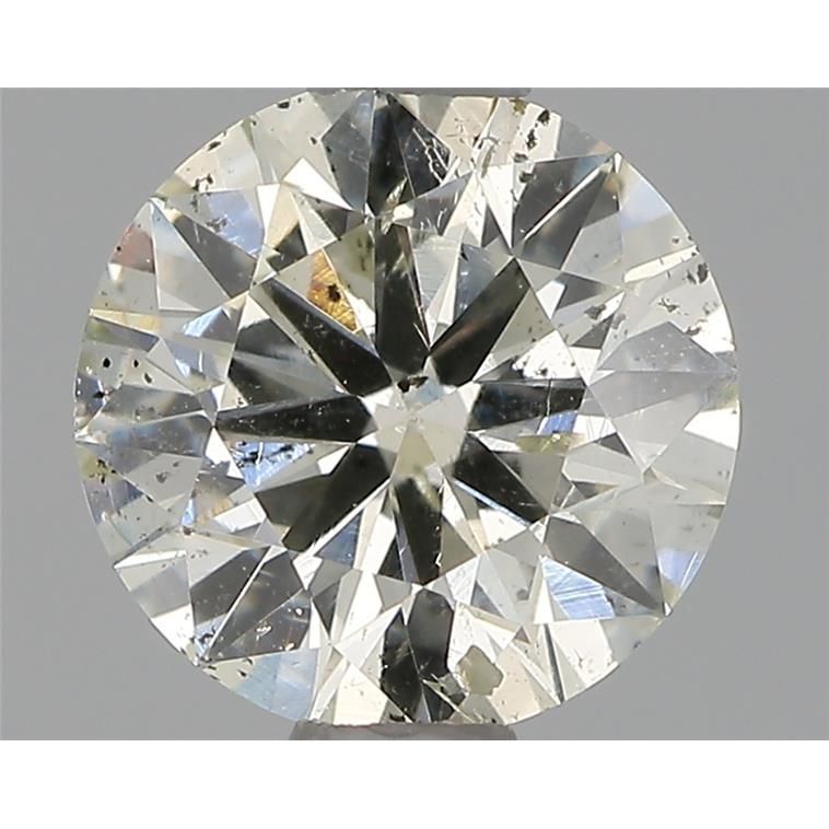 0.71 Carat Round Loose Diamond, J, SI2, Super Ideal, IGI Certified