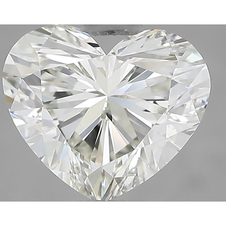1.51 Carat Heart Loose Diamond, I, VVS1, Ideal, IGI Certified | Thumbnail