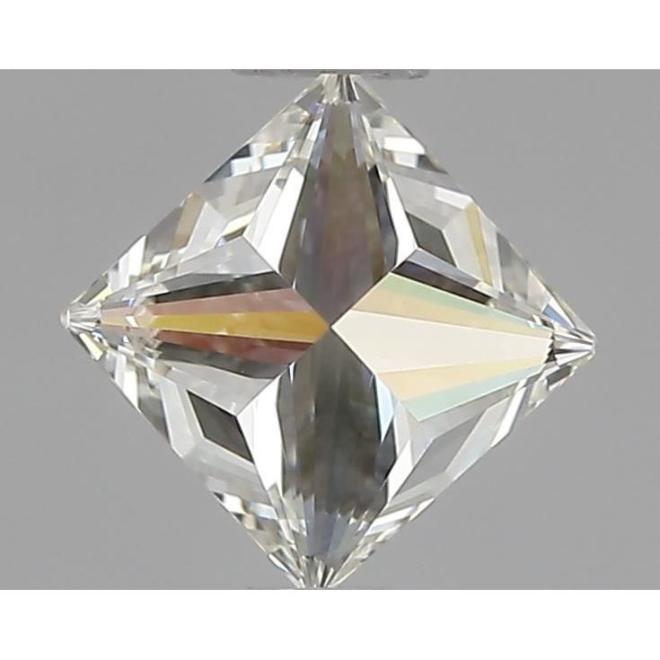 0.70 Carat Princess Loose Diamond, J, VVS2, Ideal, IGI Certified