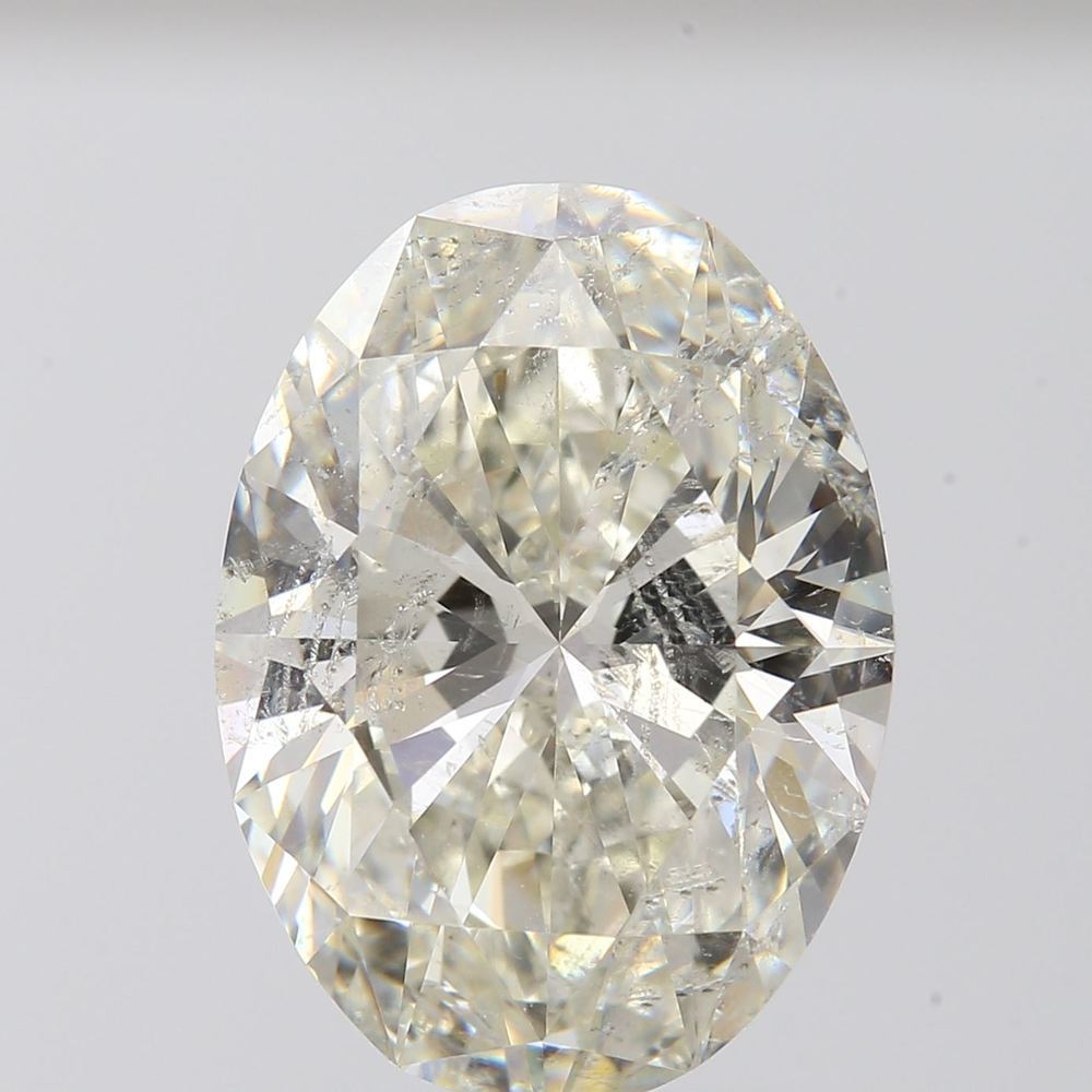 3.00 Carat Oval Loose Diamond, I, SI2, Ideal, IGI Certified