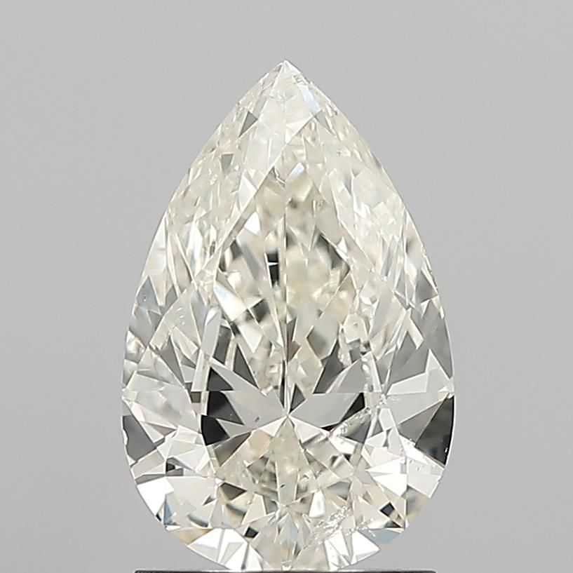 1.50 Carat Pear Loose Diamond, J, SI2, Ideal, IGI Certified | Thumbnail