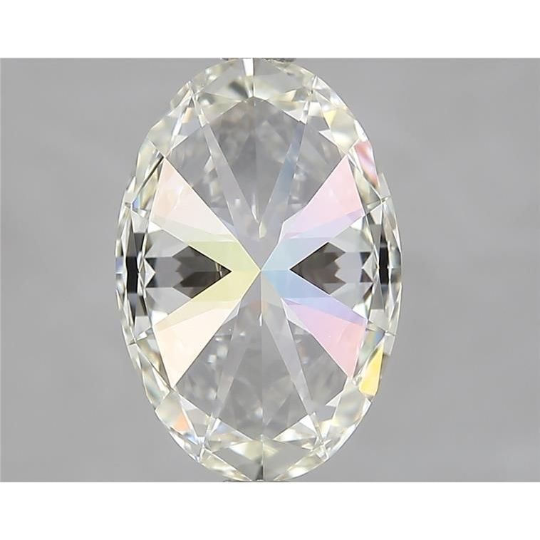 3.03 Carat Oval Loose Diamond, K, IF, Super Ideal, IGI Certified