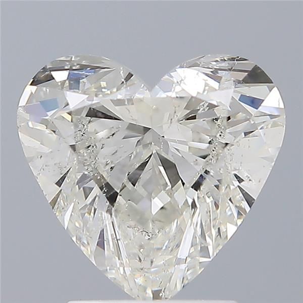 2.07 Carat Heart Loose Diamond, H, SI2, Ideal, IGI Certified | Thumbnail