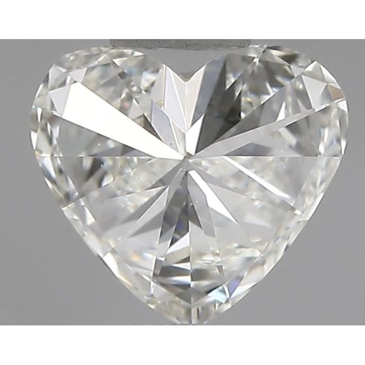0.53 Carat Heart Loose Diamond, J, VS1, Ideal, IGI Certified