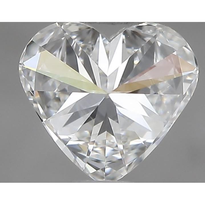 0.50 Carat Heart Loose Diamond, G, VVS1, Super Ideal, IGI Certified | Thumbnail