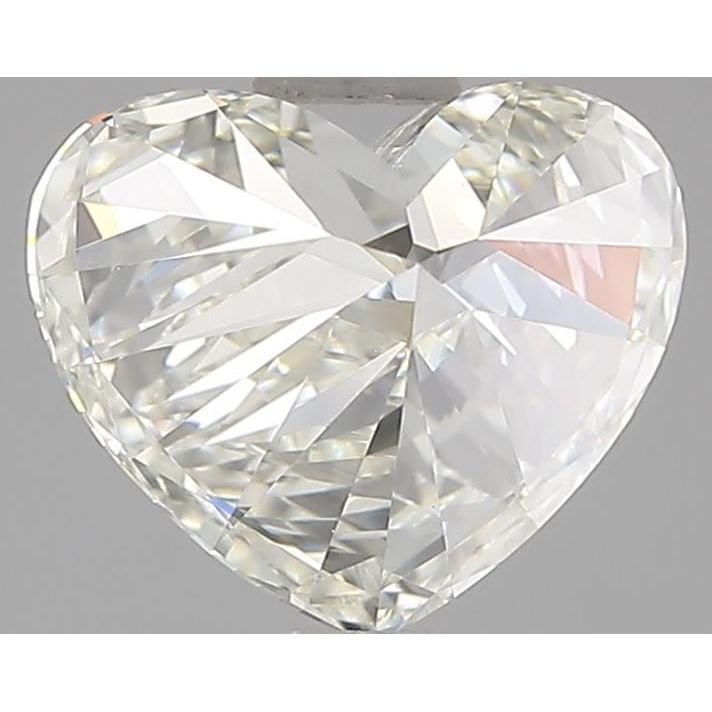 1.51 Carat Heart Loose Diamond, J, VVS1, Ideal, IGI Certified
