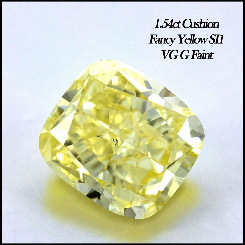 1.54 Carat Cushion Loose Diamond, , SI1, Good, GIA Certified | Thumbnail