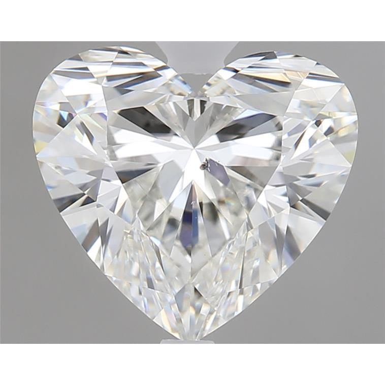 1.83 Carat Heart Loose Diamond, H, SI1, Super Ideal, GIA Certified | Thumbnail