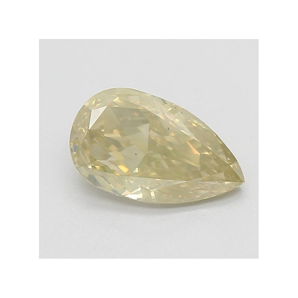 0.65 Carat Pear Loose Diamond, FANCY, SI2, Excellent, GIA Certified | Thumbnail