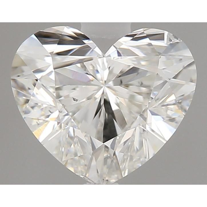 0.90 Carat Heart Loose Diamond, H, SI1, Ideal, GIA Certified