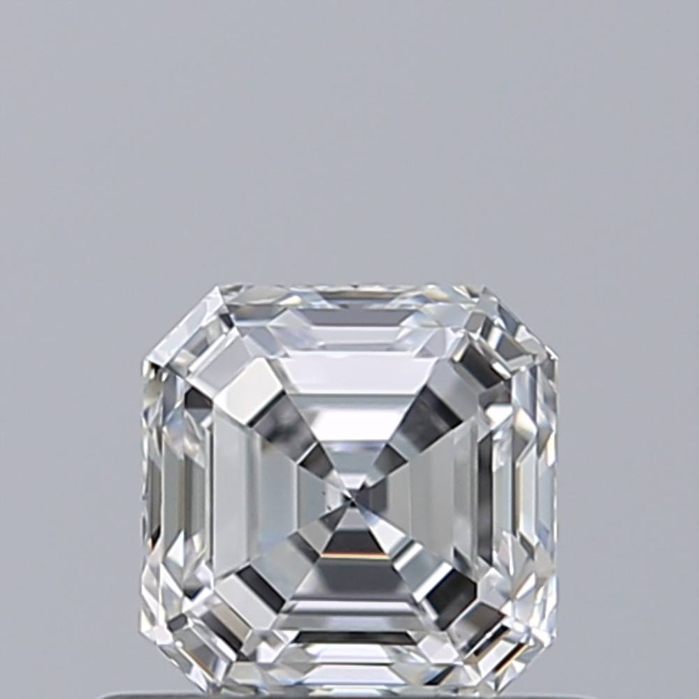 0.55 Carat Asscher Loose Diamond, E, VS2, Ideal, GIA Certified