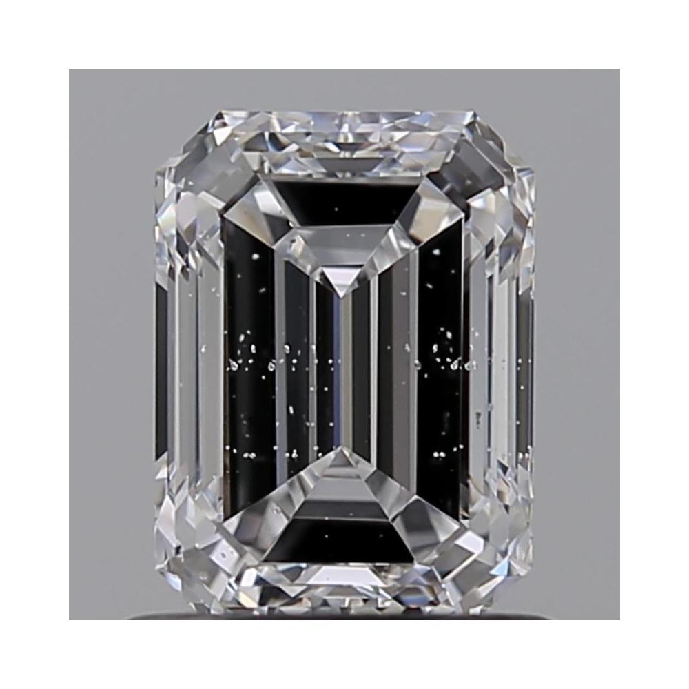 1.00 Carat Emerald Loose Diamond, D, SI2, Super Ideal, GIA Certified | Thumbnail