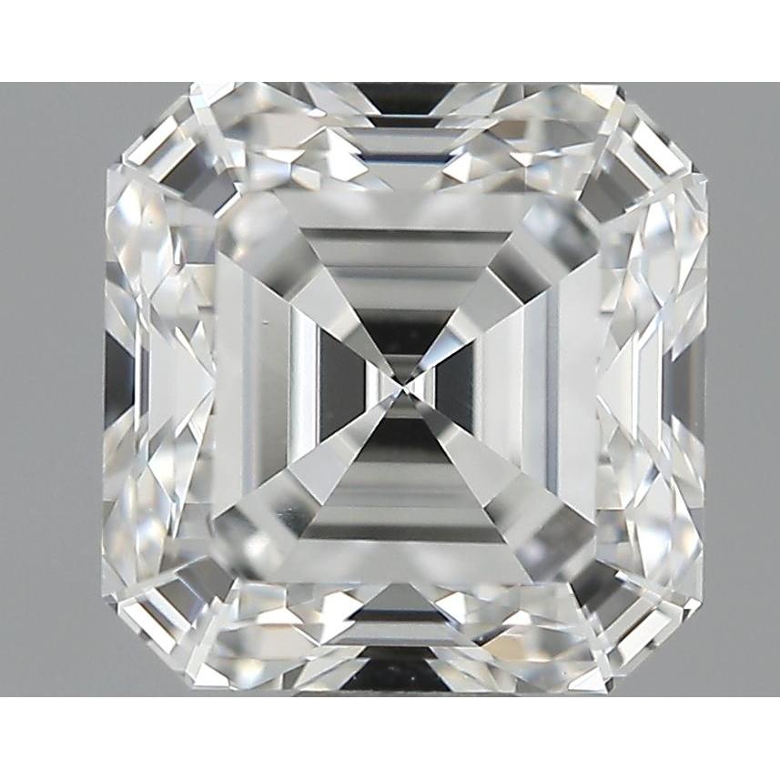 1.00 Carat Asscher Loose Diamond, F, VVS2, Super Ideal, GIA Certified
