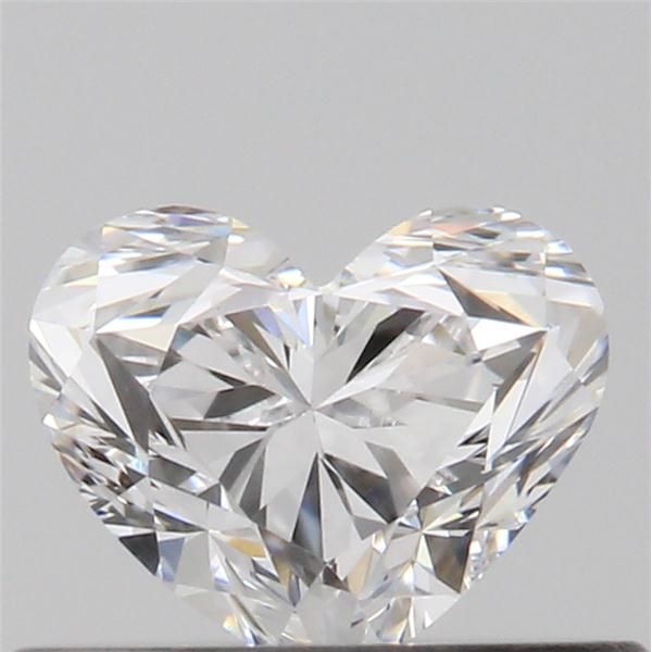 0.39 Carat Heart Loose Diamond, D, VVS1, Ideal, GIA Certified