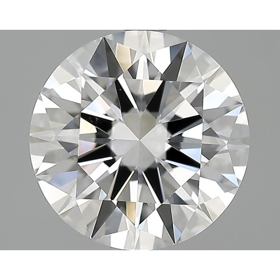 2.51 Carat Round Loose Diamond, D, VVS2, Excellent, GIA Certified