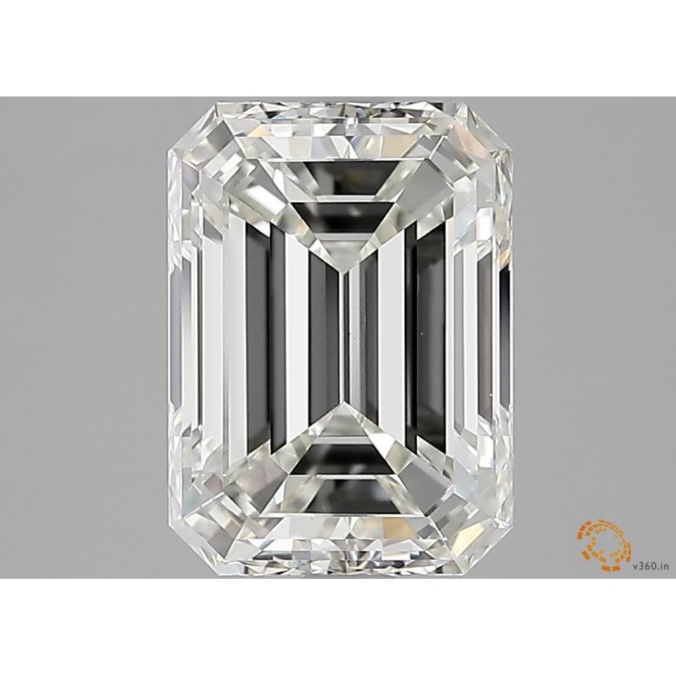 3.01 Carat Emerald Loose Diamond, J, VVS2, Super Ideal, GIA Certified | Thumbnail