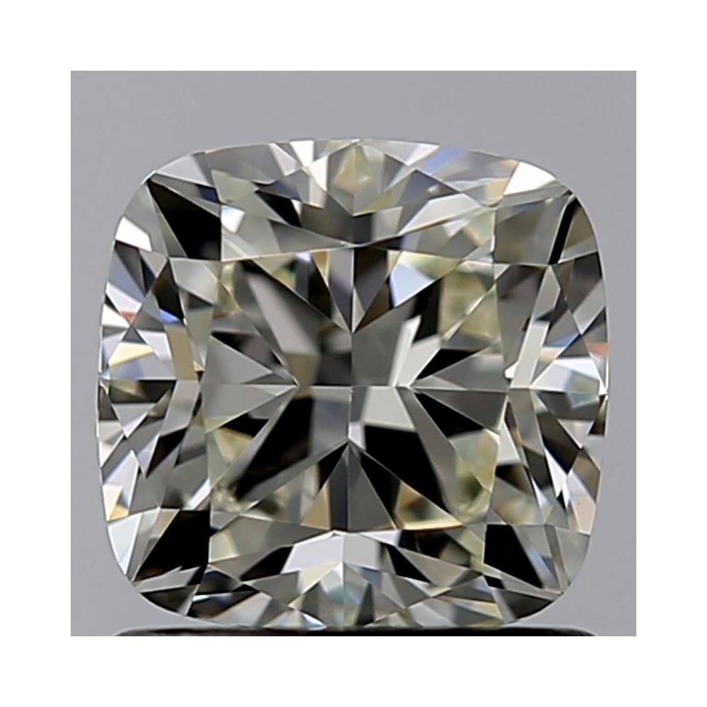 1.00 Carat Cushion Loose Diamond, K, VS1, Ideal, GIA Certified