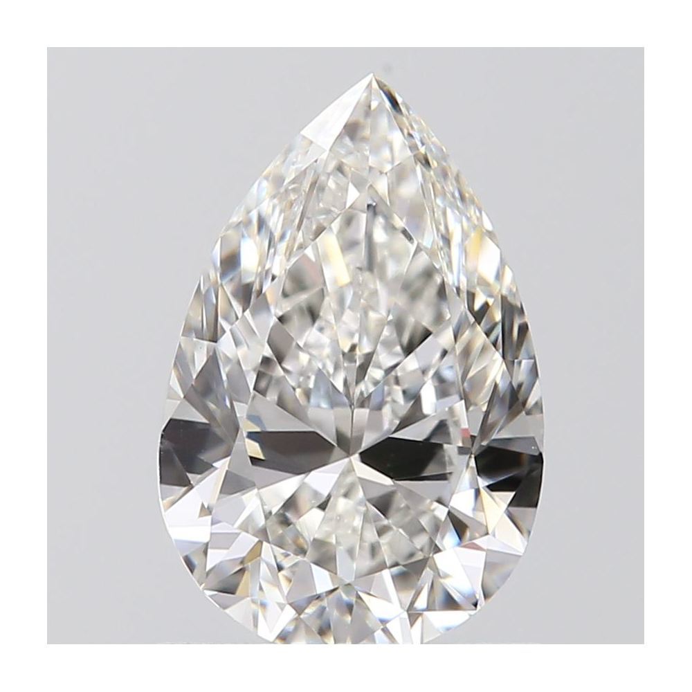 0.90 Carat Pear Loose Diamond, H, VS2, Super Ideal, GIA Certified
