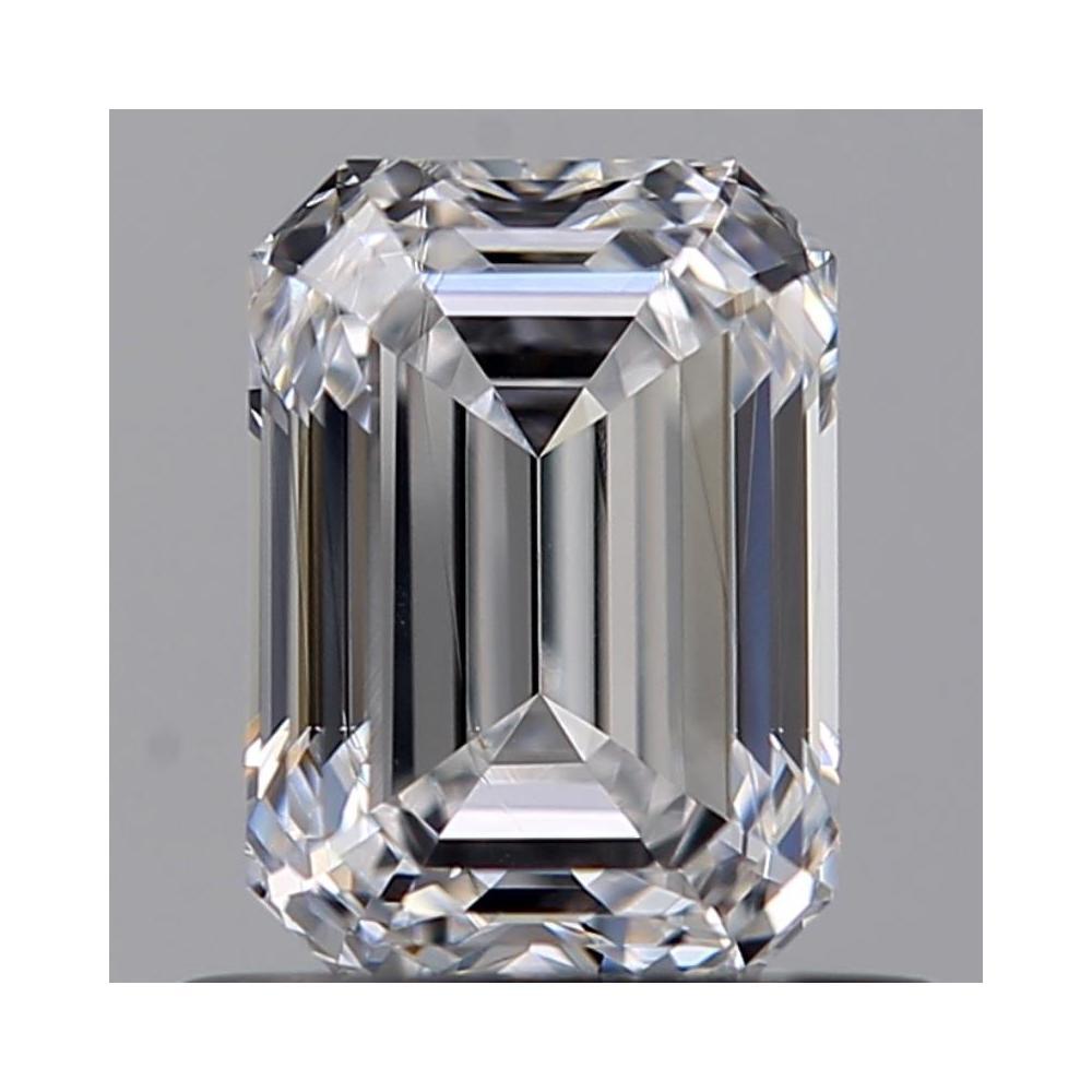0.72 Carat Emerald Loose Diamond, D, VS1, Ideal, GIA Certified | Thumbnail