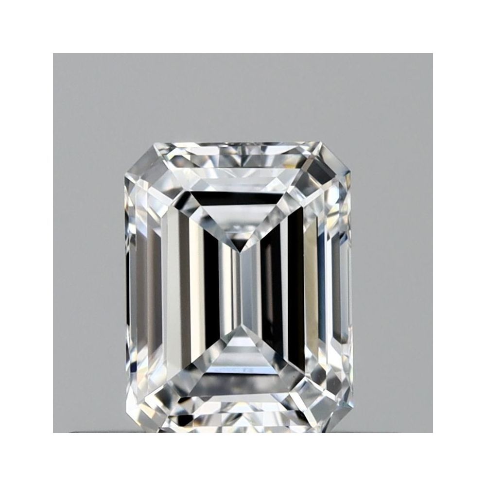 0.47 Carat Emerald Loose Diamond, D, VVS2, Super Ideal, GIA Certified | Thumbnail