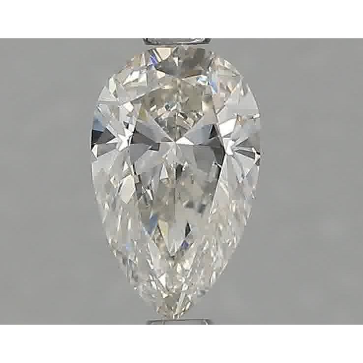 0.71 Carat Pear Loose Diamond, I, SI1, Ideal, GIA Certified | Thumbnail