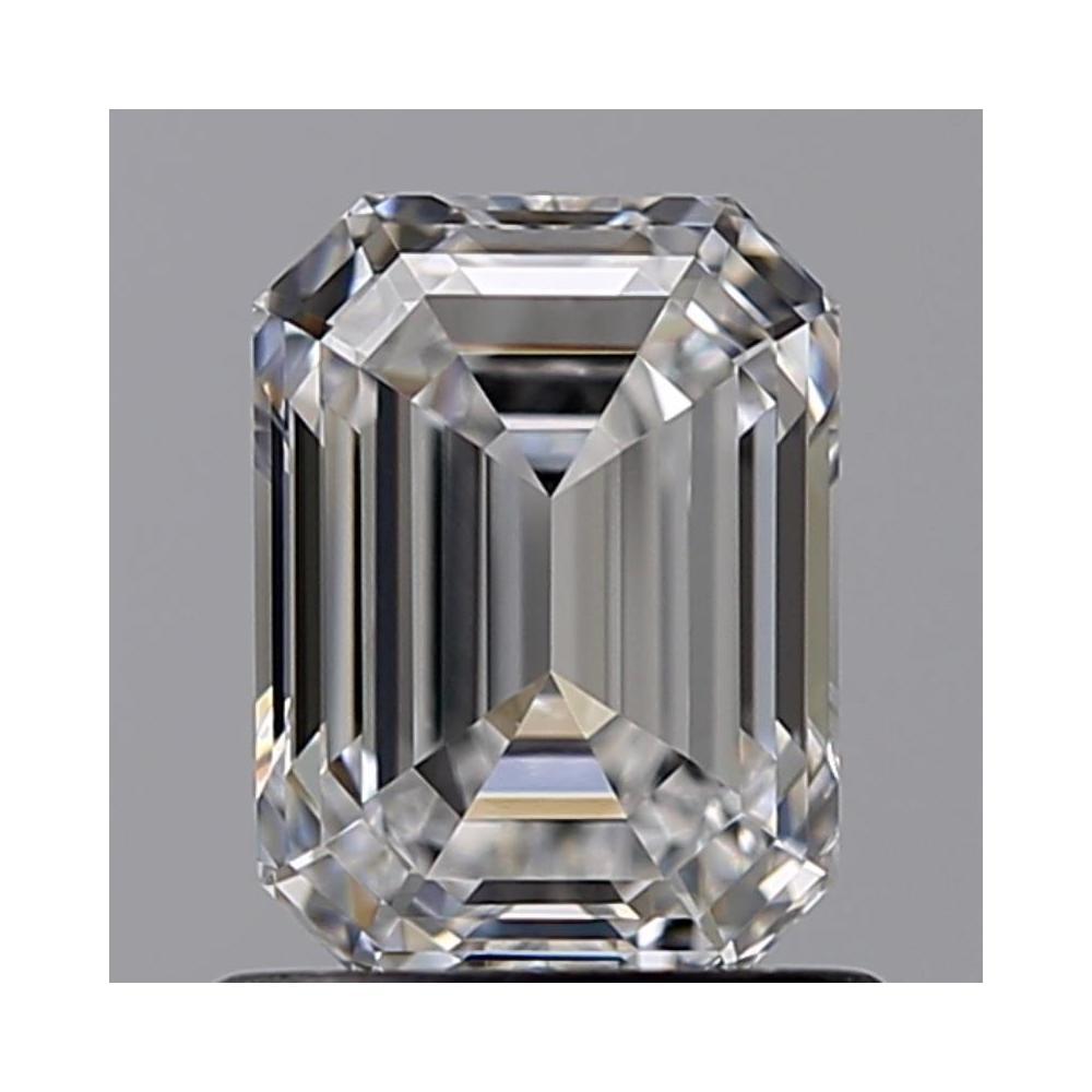1.00 Carat Emerald Loose Diamond, D, VVS2, Ideal, GIA Certified