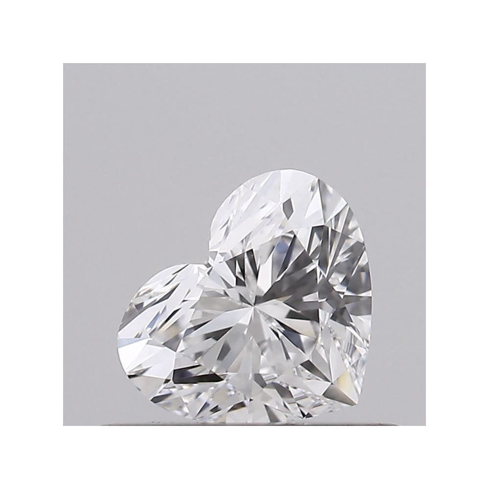 0.40 Carat Heart Loose Diamond, D, VVS2, Super Ideal, GIA Certified | Thumbnail