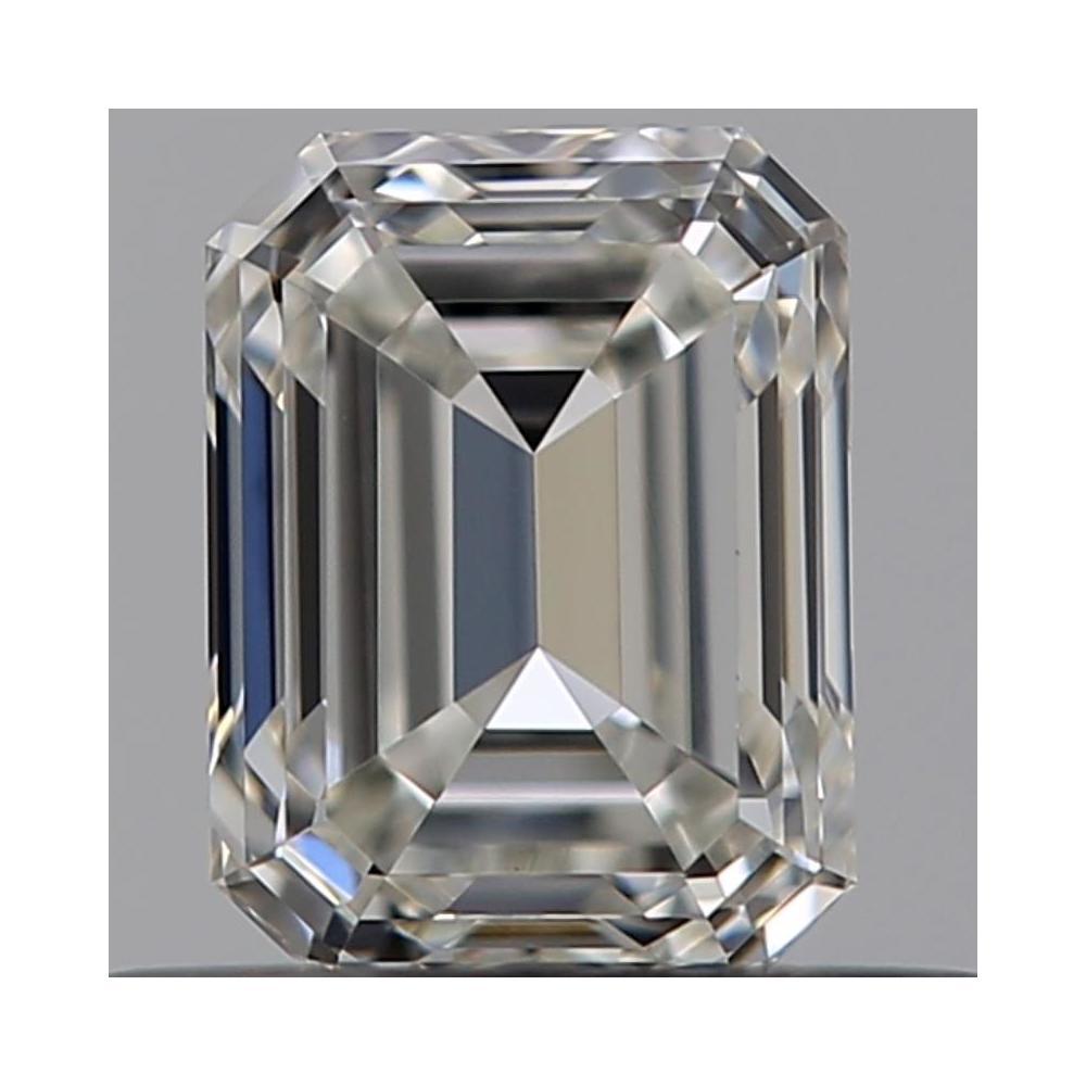 0.50 Carat Emerald Loose Diamond, H, VVS2, Ideal, GIA Certified | Thumbnail