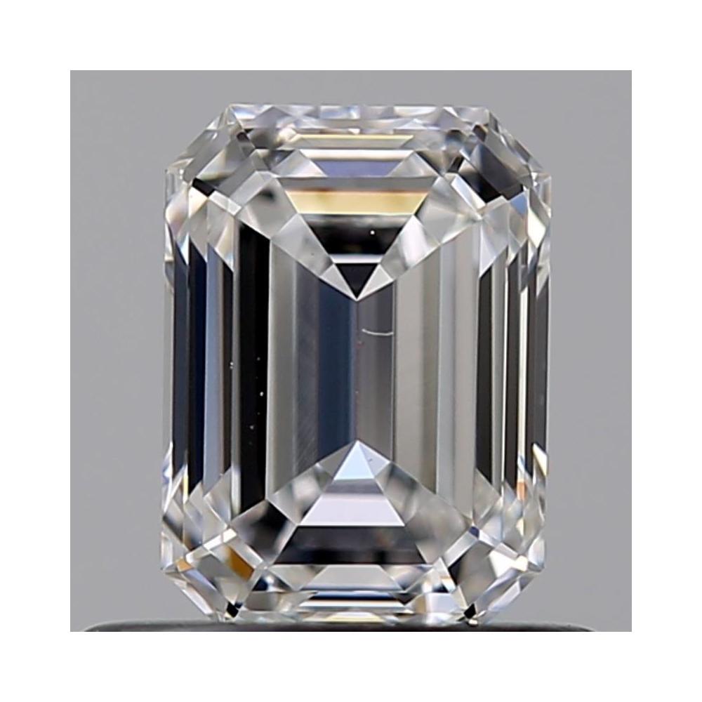 0.63 Carat Emerald Loose Diamond, E, VVS2, Ideal, GIA Certified | Thumbnail